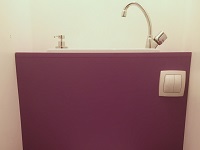 Wand-WC mit integriertem WiCi Bati Handwaschbecken  - Herr G (Frankreich - 75)